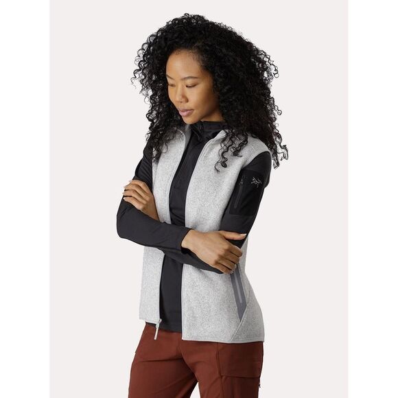 Arc’teryx Covert Vest Medium – Gray Full Zip Fleece Performance Coreloft